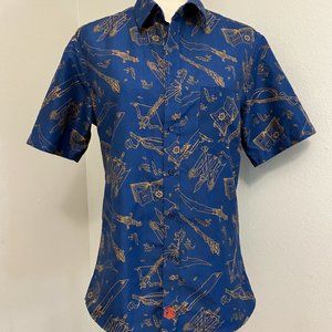 Critical Role Exandria weapons button down oxford